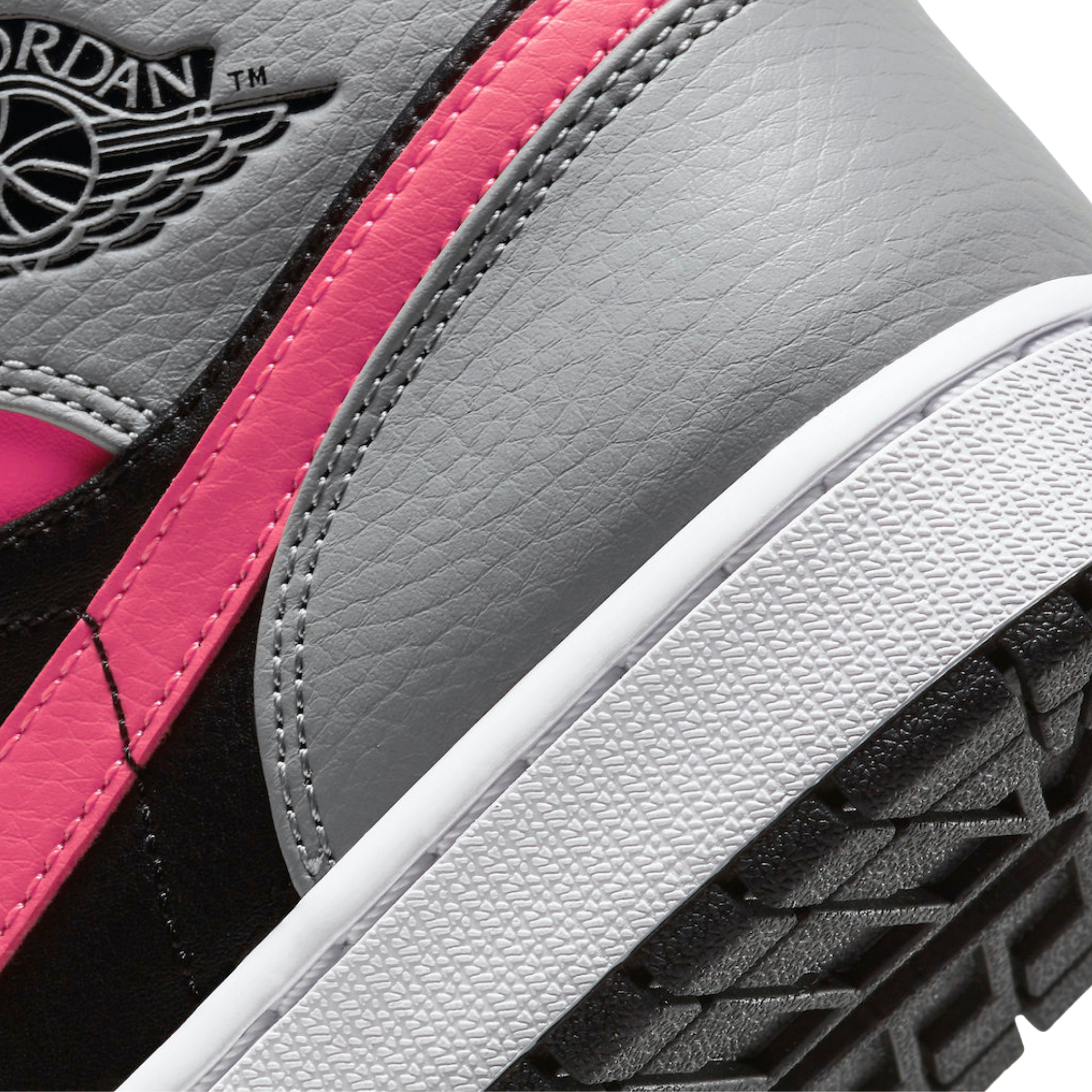 Jordan 1 Mid 'Pink Shadow'