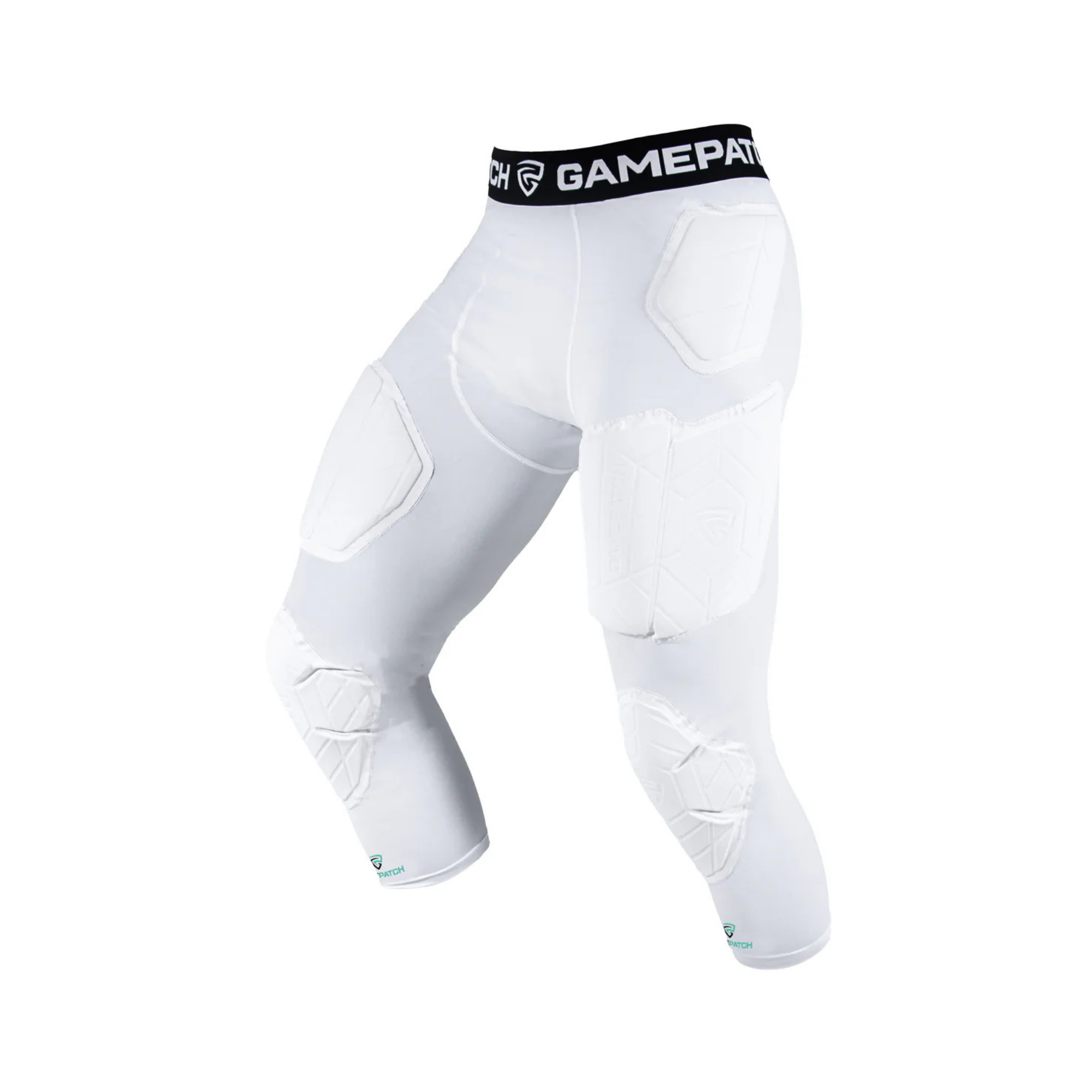 GamePatch 3/4 tights with full protection 'White'