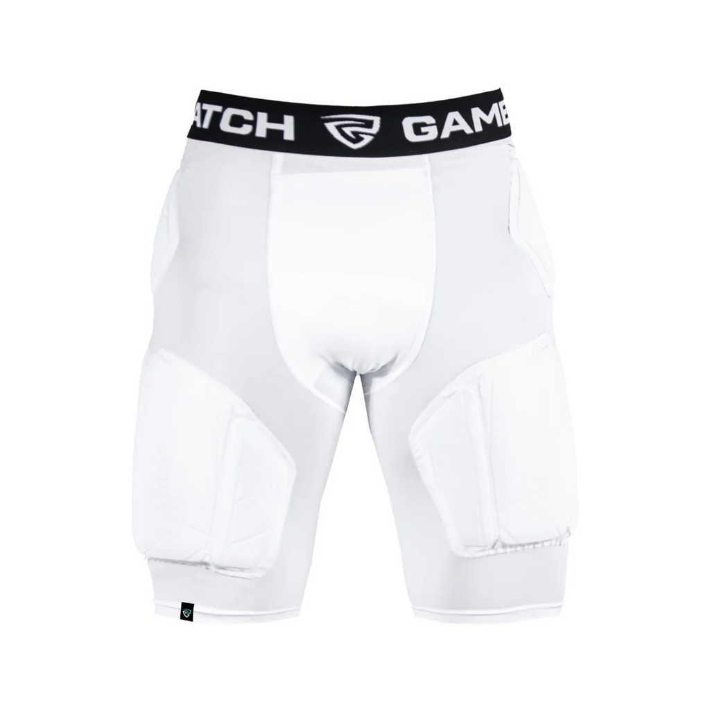 GamePatch Padded compression shorts PRO + 'White'
