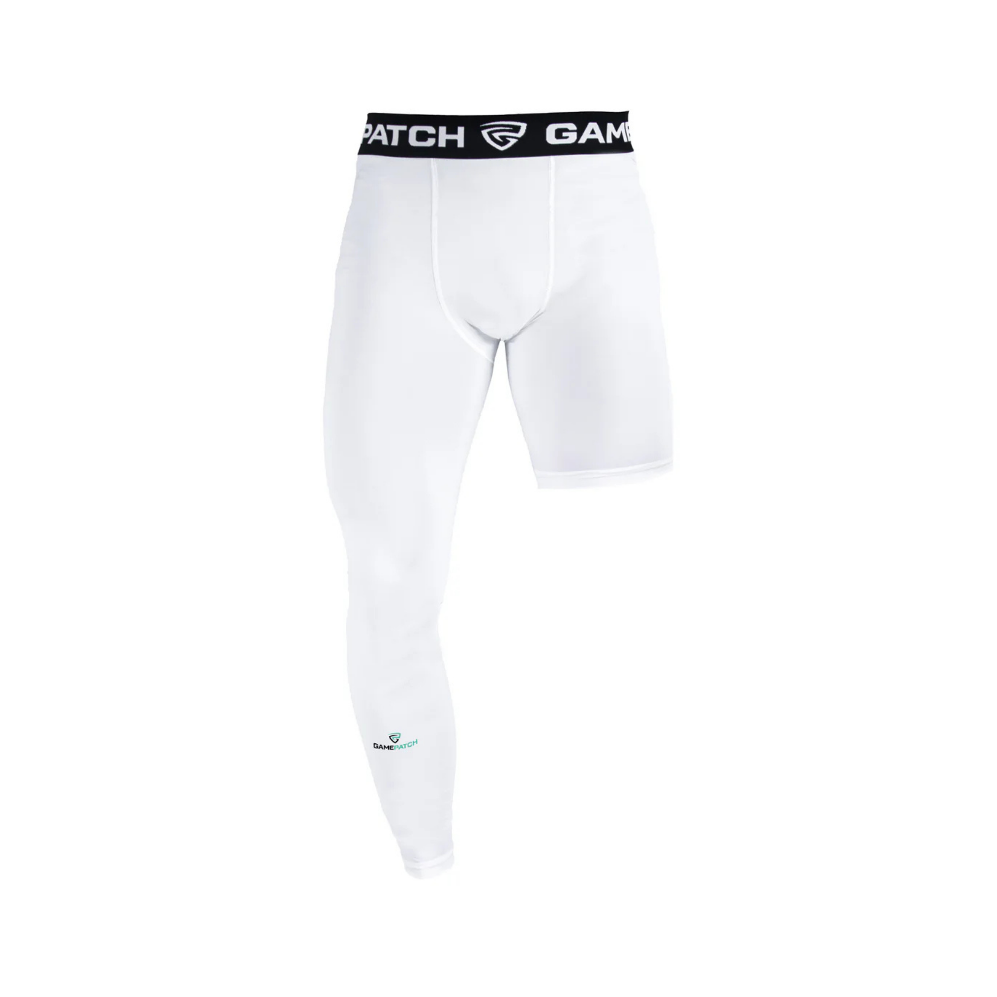 GamePatch Single-leg compression tights Right 'White'