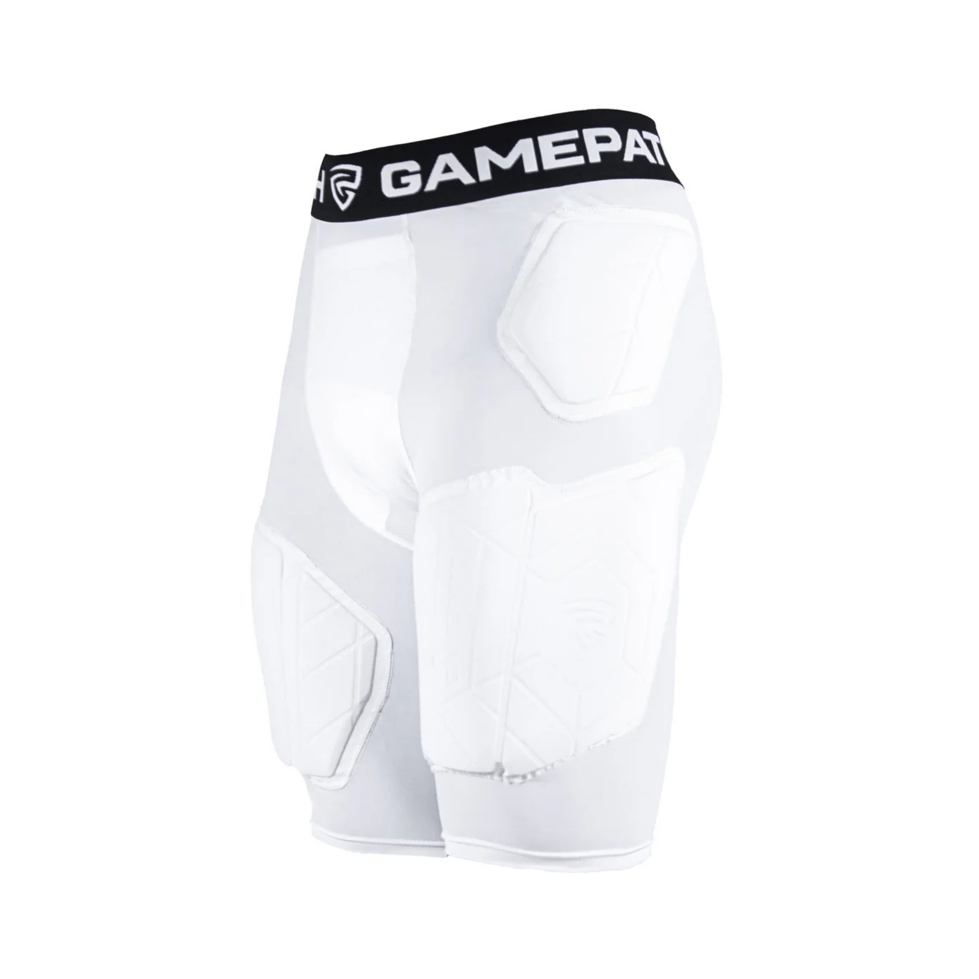 GamePatch Padded compression shorts PRO + 'White'