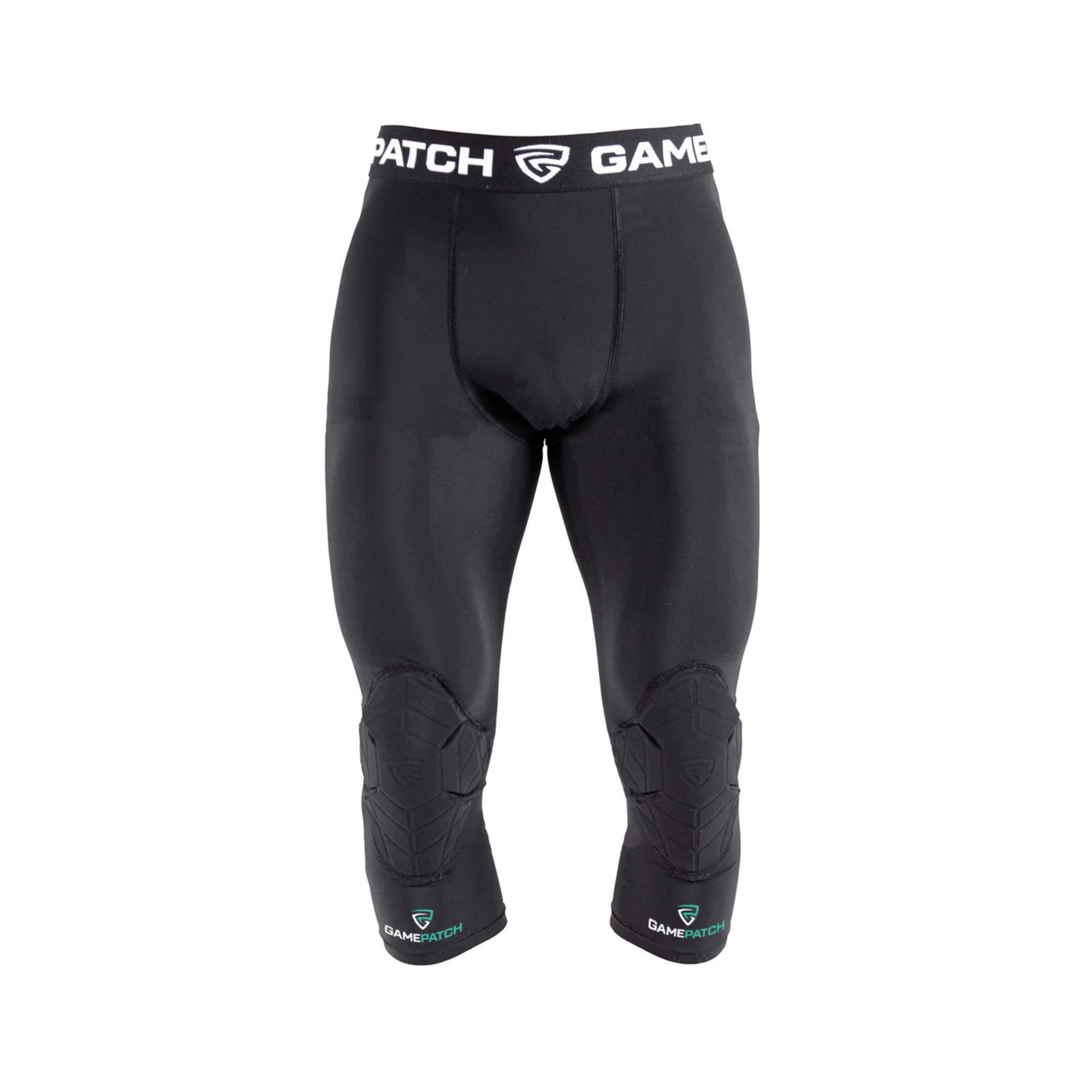 GamePatch 3/4 tights with knee padding 'Black'