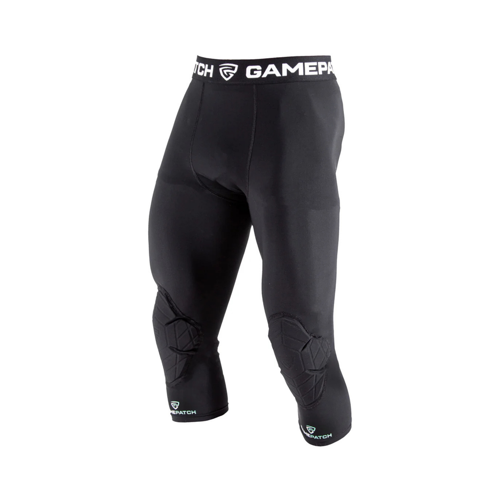 GamePatch 3/4 tights with knee padding 'Black'