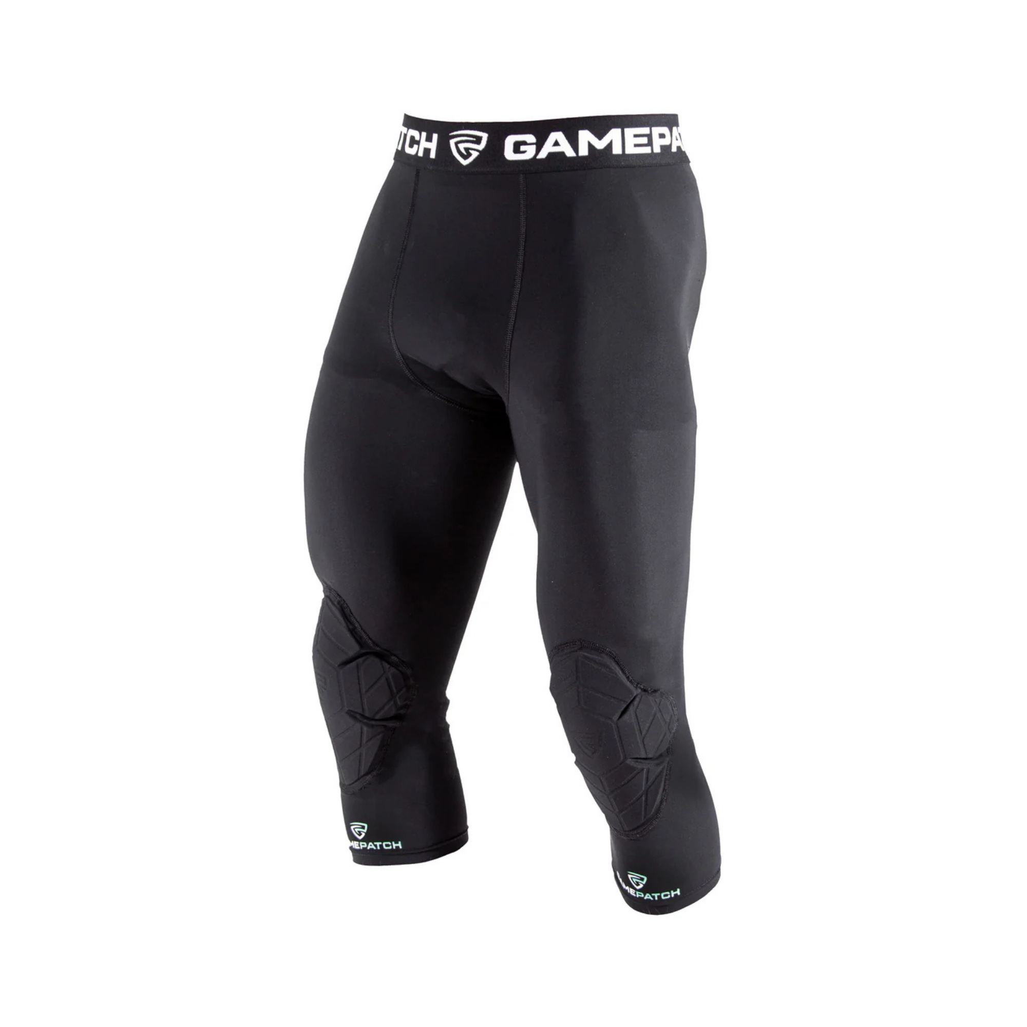 GamePatch 3/4 tights with knee padding 'Black'