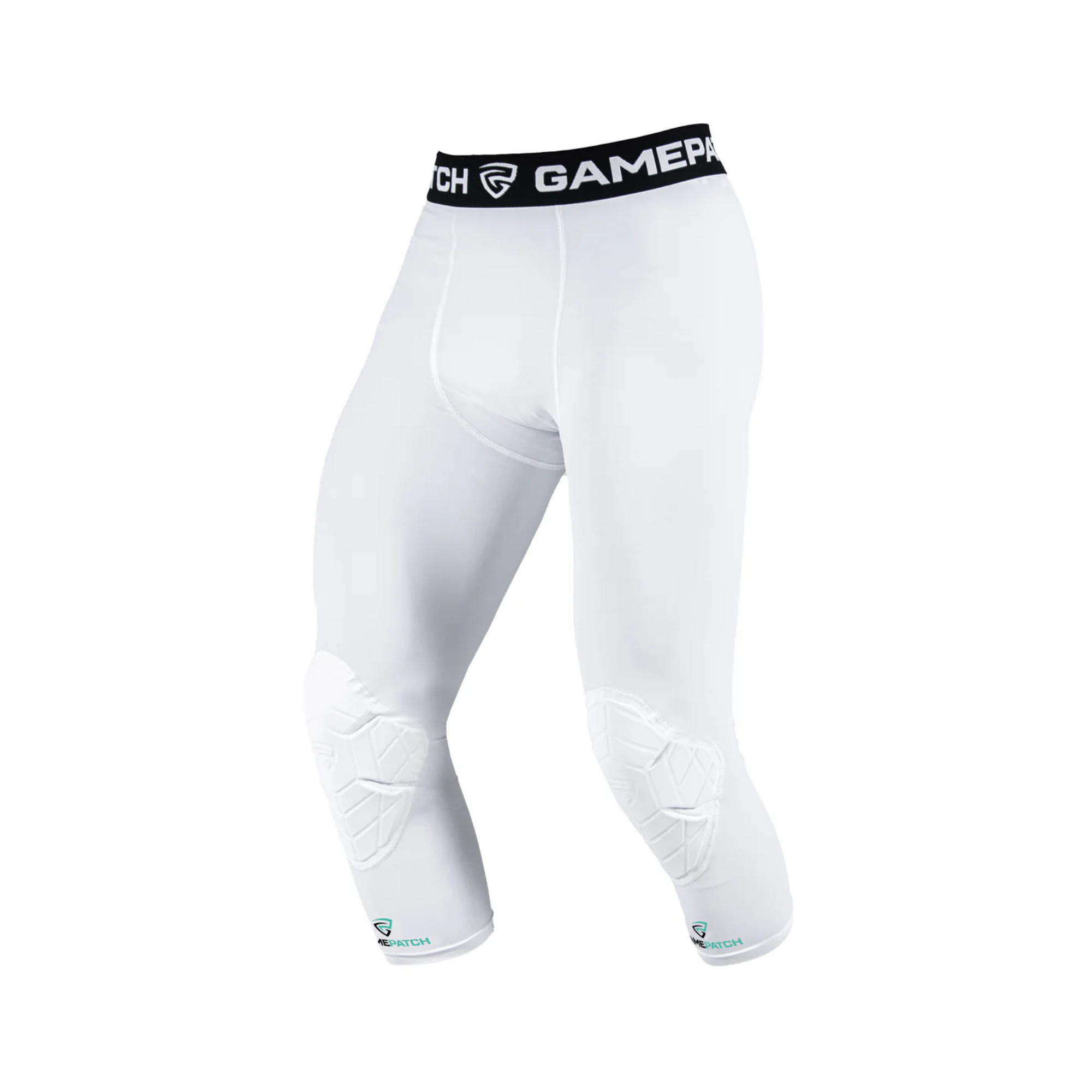 GamePatch 3/4 tights with knee padding 'White'