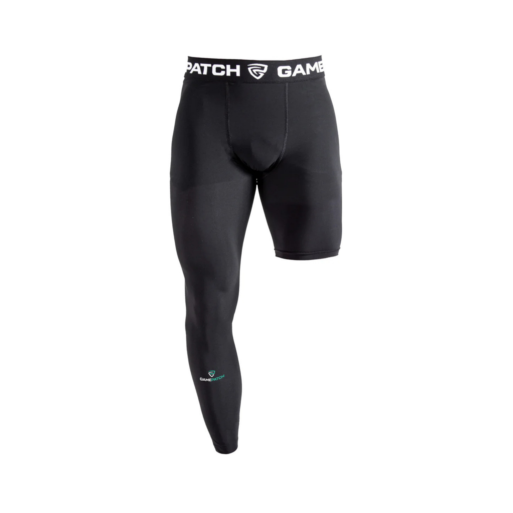 GamePatch Single-leg compression tights Right 'Black'