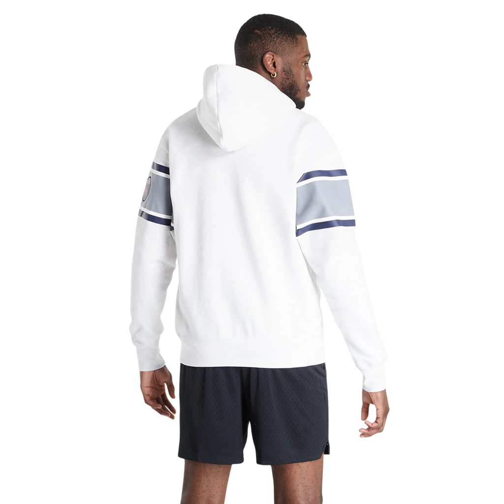 Jordan Paris Saint-Germain Zipper Fleece Hooded Long Sleeves Jacket 'White'