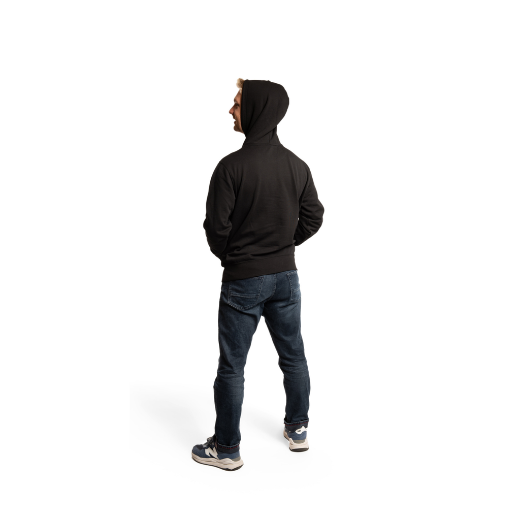 #6spēlētājs džemperis ar kapuci vīriešiem 'melns+pelēks'