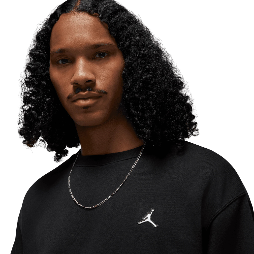 Jordan Essentials Fleece Crew Sweatshirt 'Black'