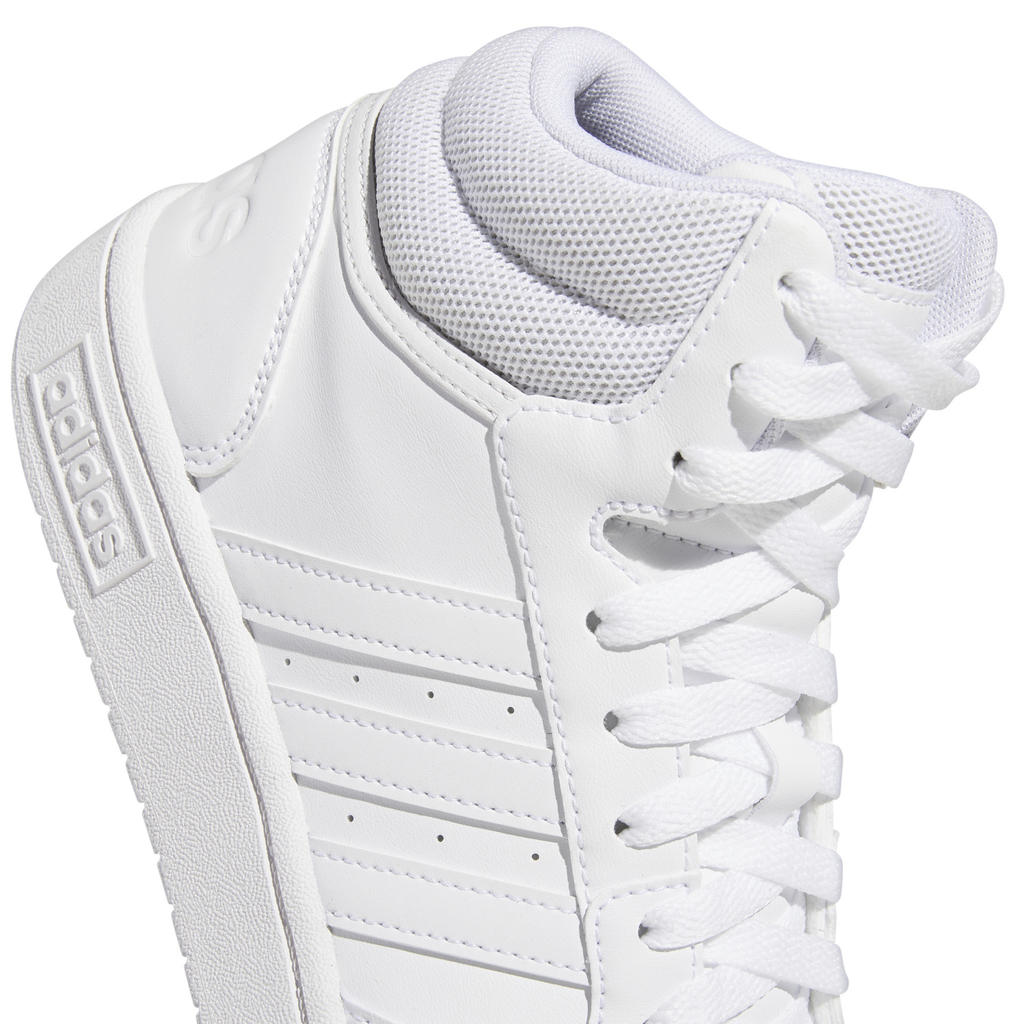 adidas hoops 3.0 mid White