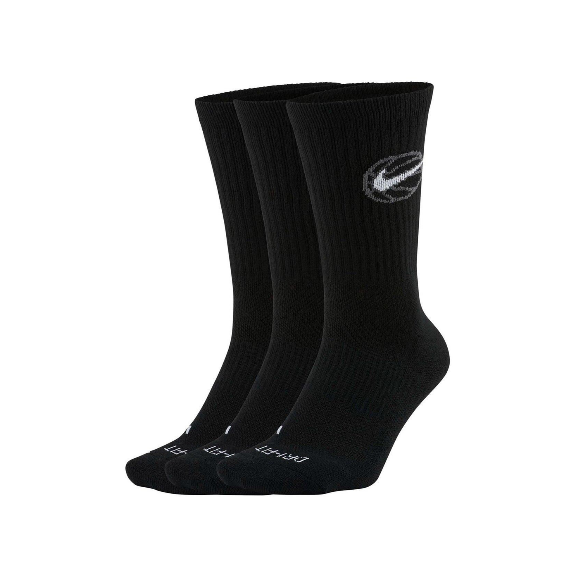 Nike Everyday Crew Basketball Socks 'Black'